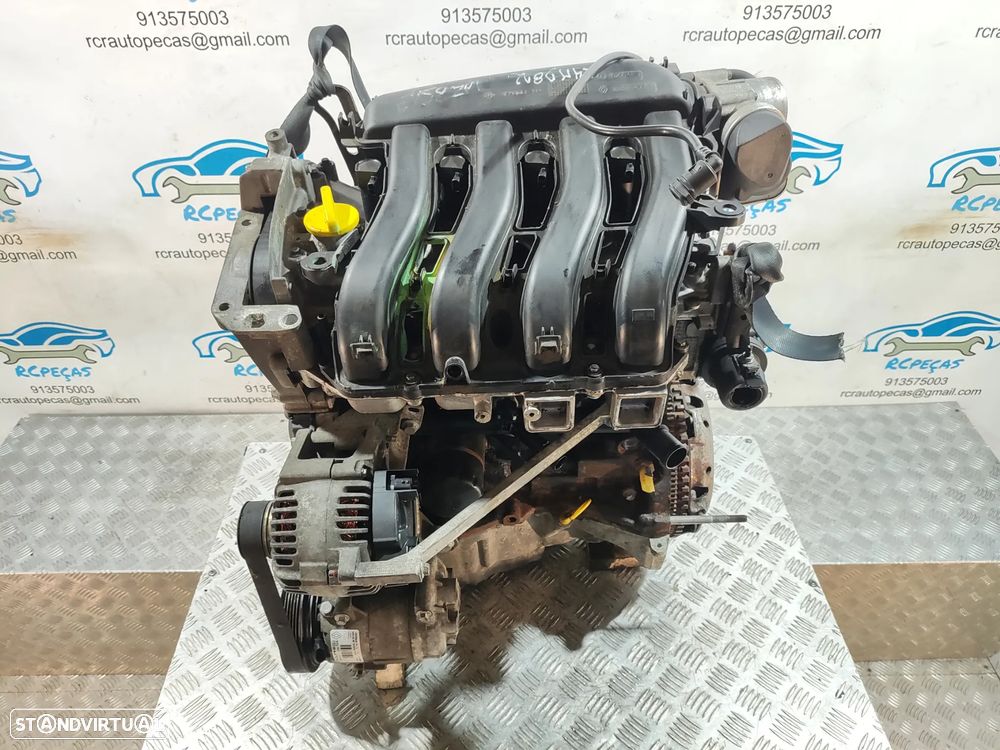 MOTOR COMPLETO RENAULT SCENIC 2 II MK2 1.6i 16V 112CV K4MD812 K4M D8 - 1