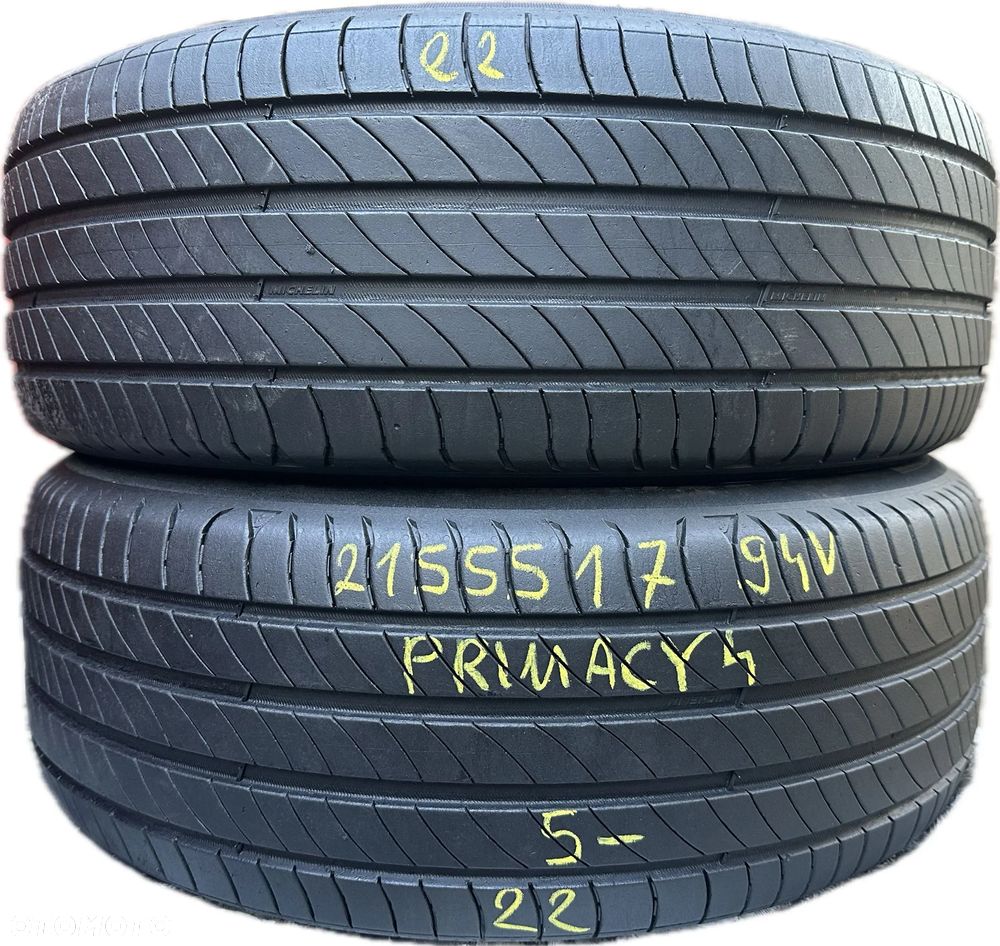 2 x 215/55R17 Michelin Primacy 4 - 1