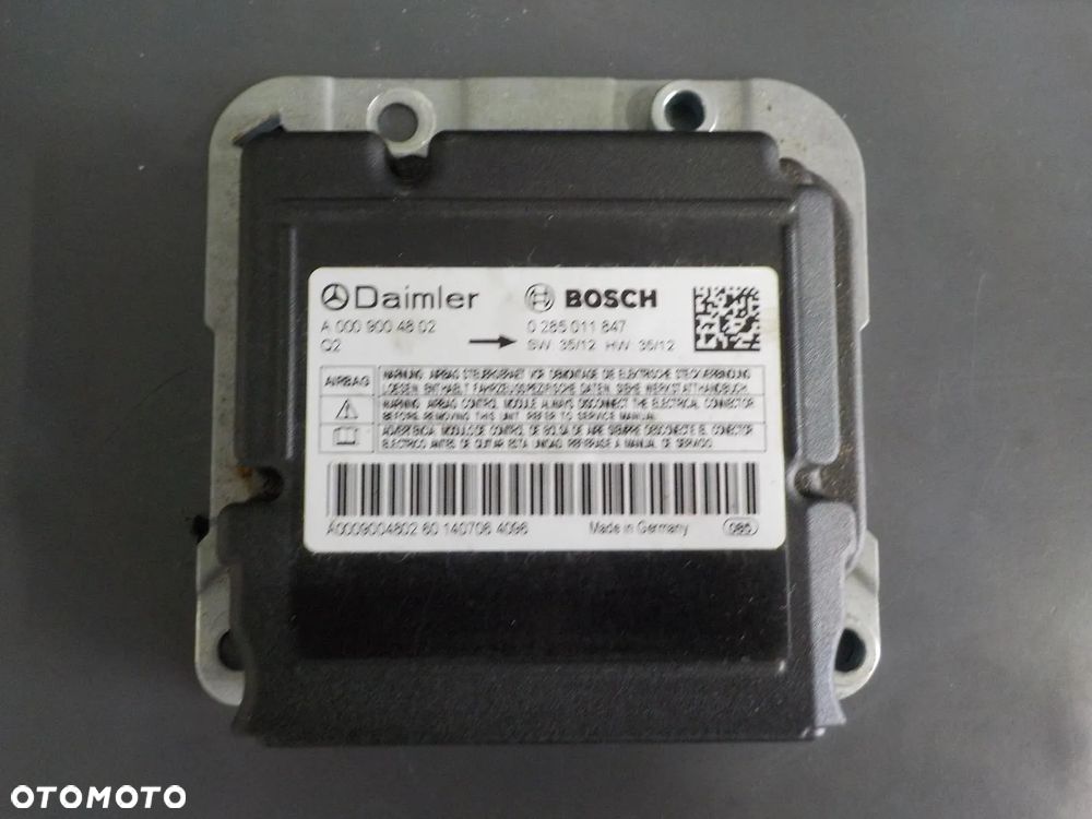 SPRINTER 906 LIFT MODUŁ STEROWNIK SENSOR AIRBAG PODUSZEK A0009004802 - 1