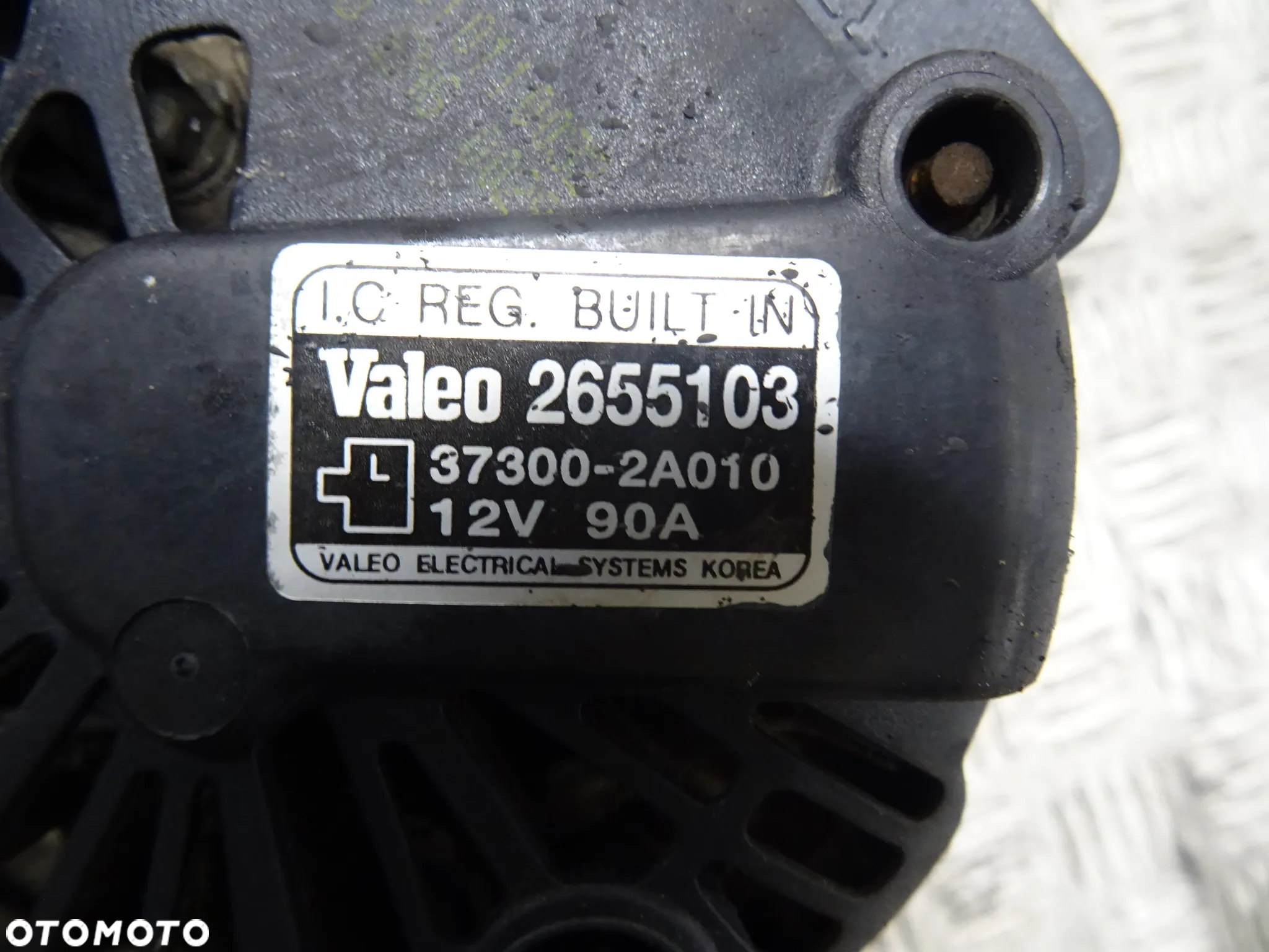 HYUNDAI GETZ LIFT 05-11 1.5CRDI ALTERNATOR 37300-2A010 - 6