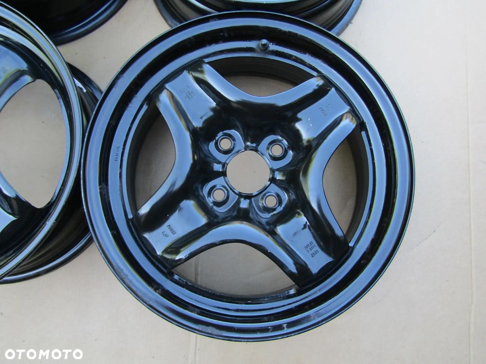 4x Felgi Stalowe 15 Opel Corsa C D E Adam Tigra Meriva Astra G H / Fiat Grande Punto Evo 6 j 4x100 ET39 piasta 56,6 mm + czujniki TPMS ORYGINALNE - 11
