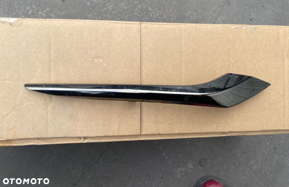 LEXUS RX F-SPORT Oryginalna LEWA Dolna LISTWA DOKŁADKA NAKŁADKA ZAŚLEPKA CHROMOWANA  CHROM ZDERZAKA PRZEDNIEGO W NA ZDERZAK PRZEDNI LEWY PRZÓD 52713-48030  5271348030 F Sport RX PHASE IV RX450H RX 450 RX 350 RX350 W-wa. - 1