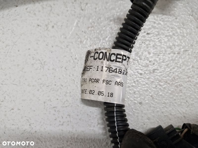 PEUGEOT 308 2 II T9 WIĄZKA CZUJNIKÓW PARKOWANIA PDC TYŁ TYLNA 1176481X - 5