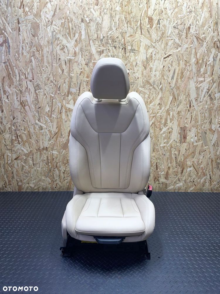 elektryczny skorzany prawy przedni fotel pasazera bmw g01 g02 - 1