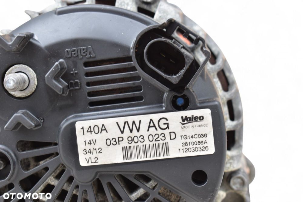Alternator VW POLO 6R SEAT IBIZA 6J 1.2 TDI 03P903023D - 5