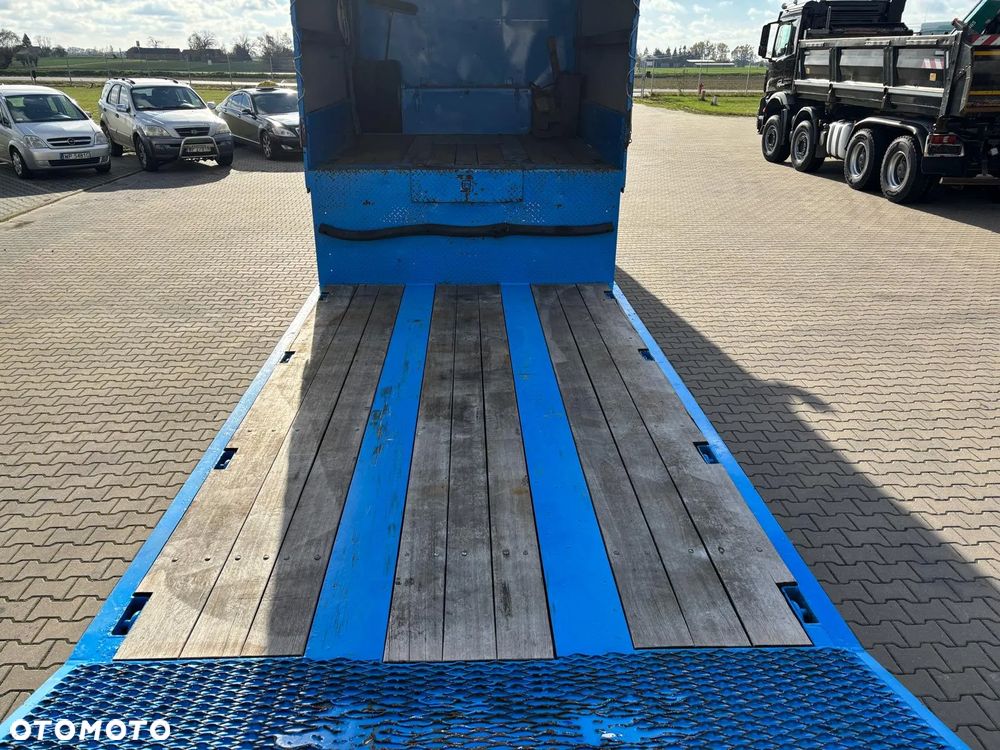 Langendorf SATBUE 20 , 2 osie skrętne , naczepa do przewozu wózków widłowych, maszyn rolniczych, maszyn budowlanych , ciągników rolniczych , ciągników siodłowych , pomoc drogowa , wciągarka, własna hydraulika, skoładany hydraulicznei pomost , - 8