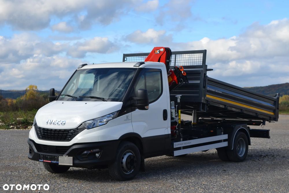 Iveco Daily 72-180 72C18 Nowy 3-stronny WYWROT Nowy Żuraw HC 60A2 HDS Fassi F60 Hyva Palfinger Hiab - 6