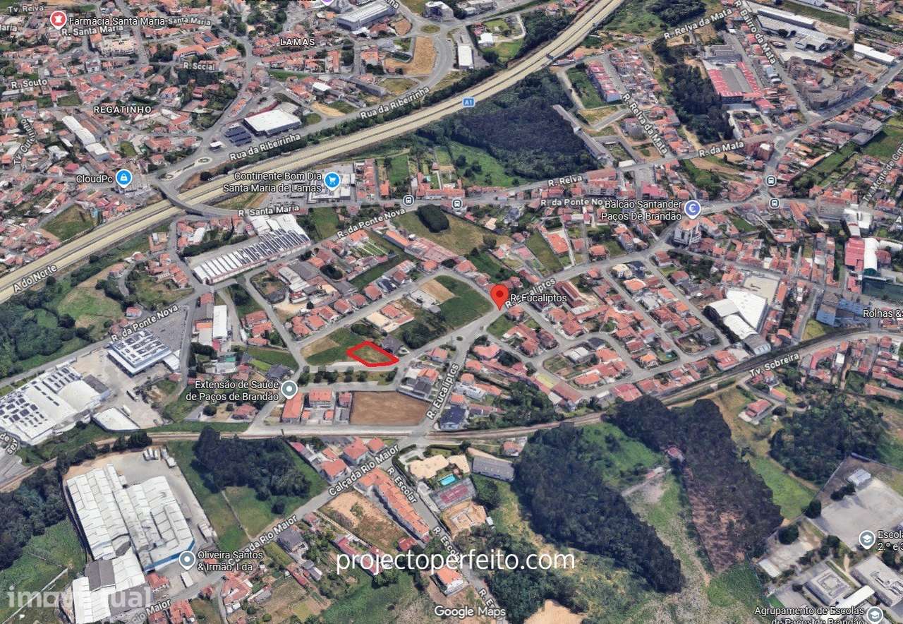 Terreno Urbano  Venda em Paços de Brandão,Santa Maria da Feira - Grande imagem: 4/8