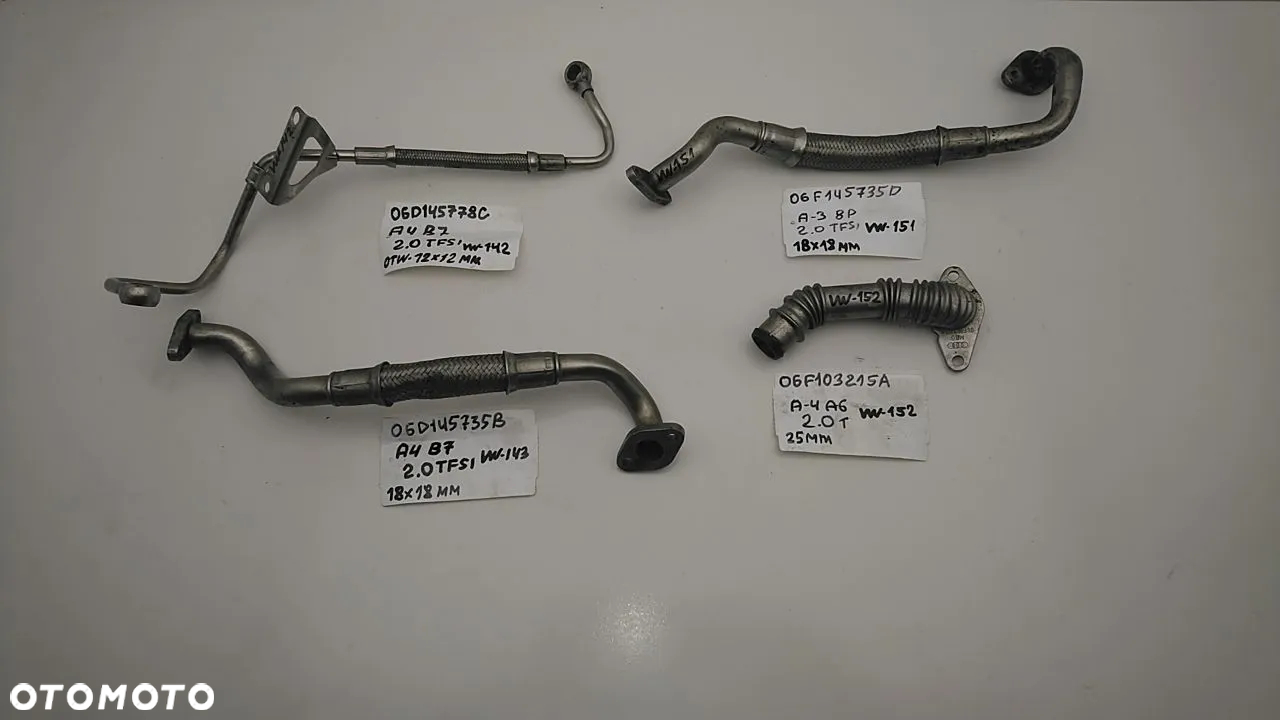 VW AUDI SEAT SKODA RURKA TURBOSPRĘŻARKI - 5