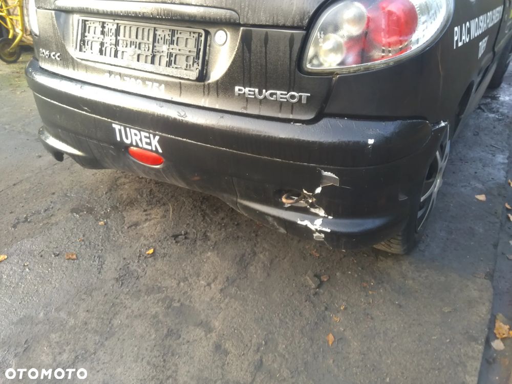 Peugeot 206 cc zderzak tylny - 1
