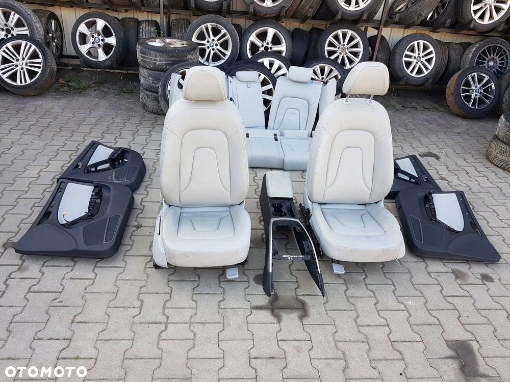 AUDI A4 B8 LIFT 11-15r KOMBI FOTELE SKÓRZANE KANAPA