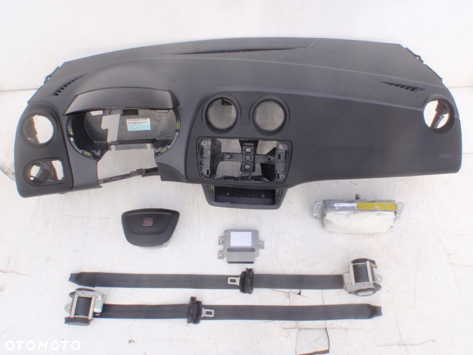 SEAT IBIZA 6J0 DESKA KONSOLA KOKPIT PULPIT PÓŁKA PARAPET AIRBAG PODUSZKI PASY PAS regeneracja Raz2 ! - 8