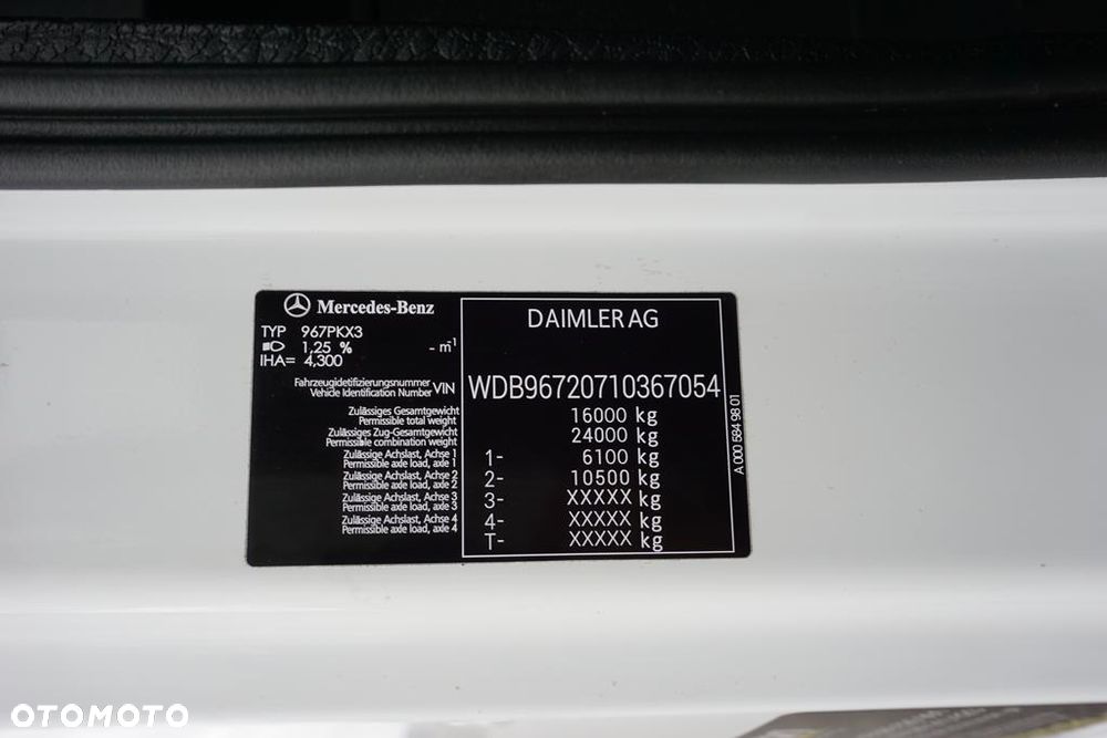 Mercedes-Benz / ATEGO / 1524 / E 6 / ACC / WYWROTKA / ŁAD. 9230 KG - 11