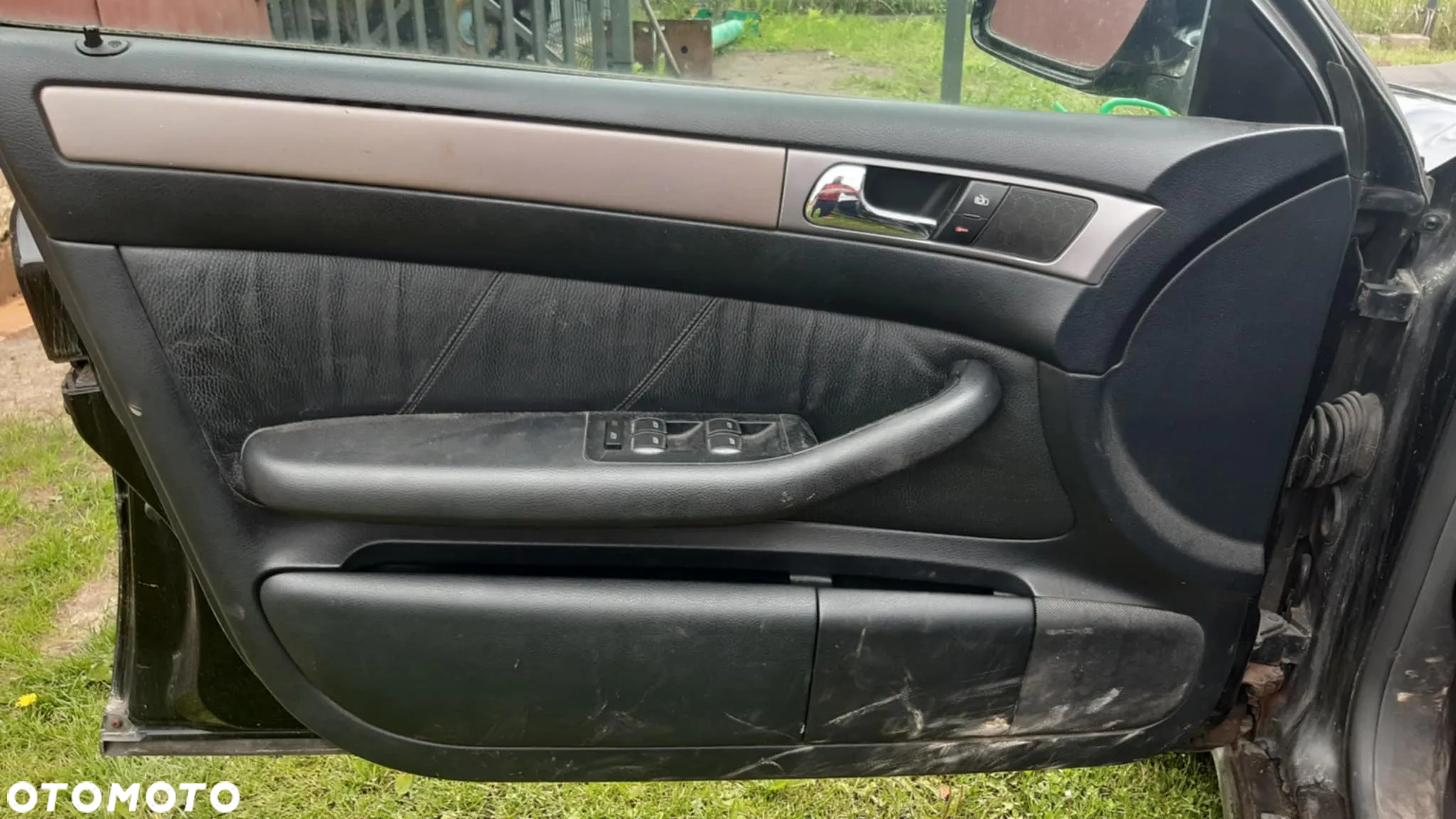 KPL.FOTELE,BOCZKI CZARNA SKÓRA -AUDI A6/ C5 AVANT/ EUROPA - 7
