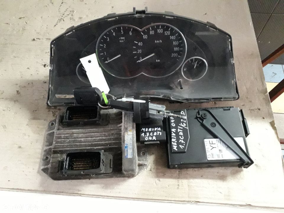 OPEL MERIVA A 04R 1.7 CDTI ZESTAW STARTOWY 97350948, 13173381 - 1