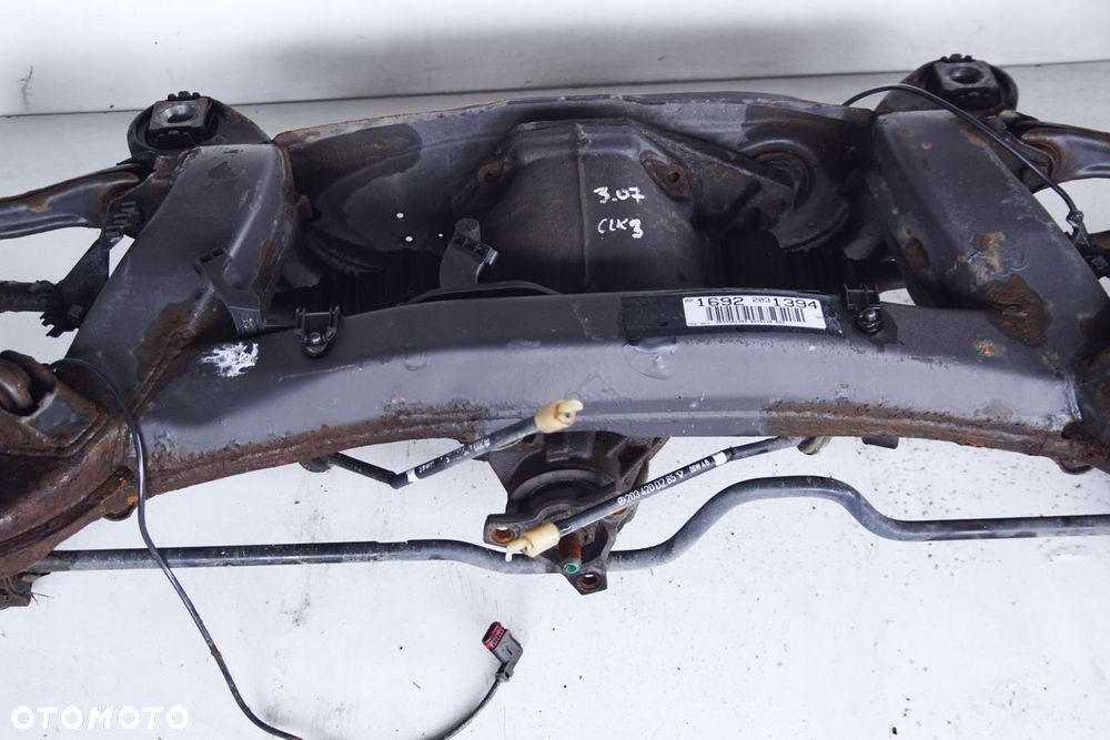 KOMPLETNE ZAWIESZENIE TYŁ DYFER Przełożenie 3.07 - MERCEDES CLK C209 3.0 V6 - 3
