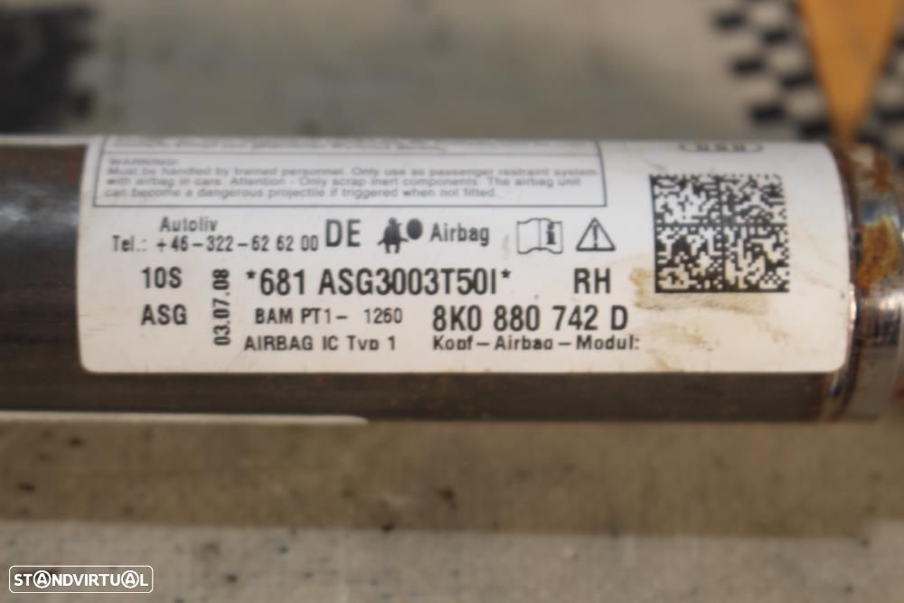 Airbag De Cortina Direito Audi A4 (8K2, B8)  8K0880742d / Direita / Pa - 4