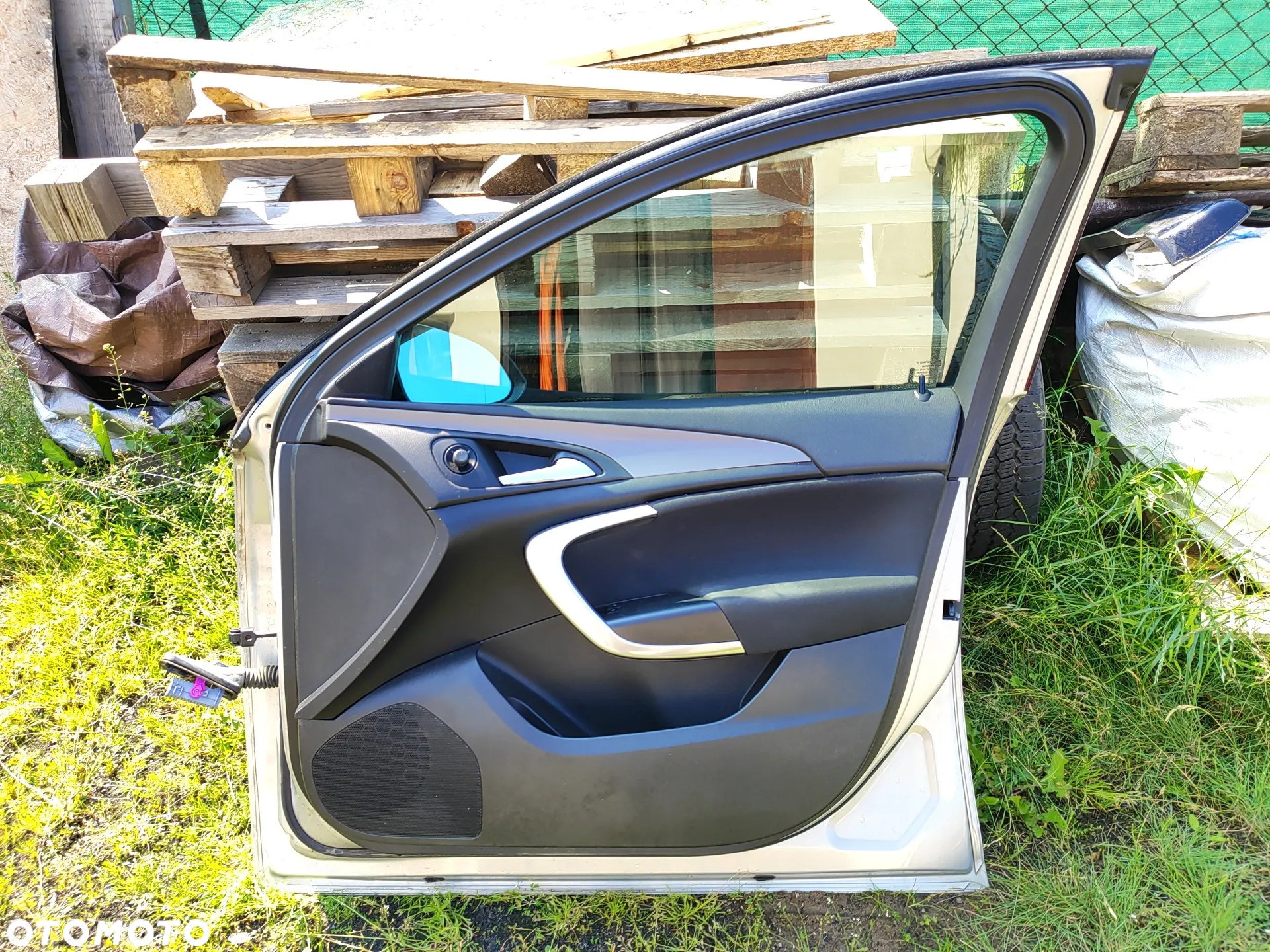 drzwi przód prawe z167 kompletne do OPEL insignia A 08- ,kompletne jak na foto -zamki -klamki -szyba -listwy -tapicerka -lusterko (angielskie) - 8