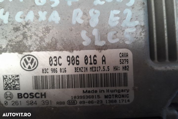 Calculator motor ECU 03C906016A 03C906016A Volkswagen VW Golf 5 [2003 - 2