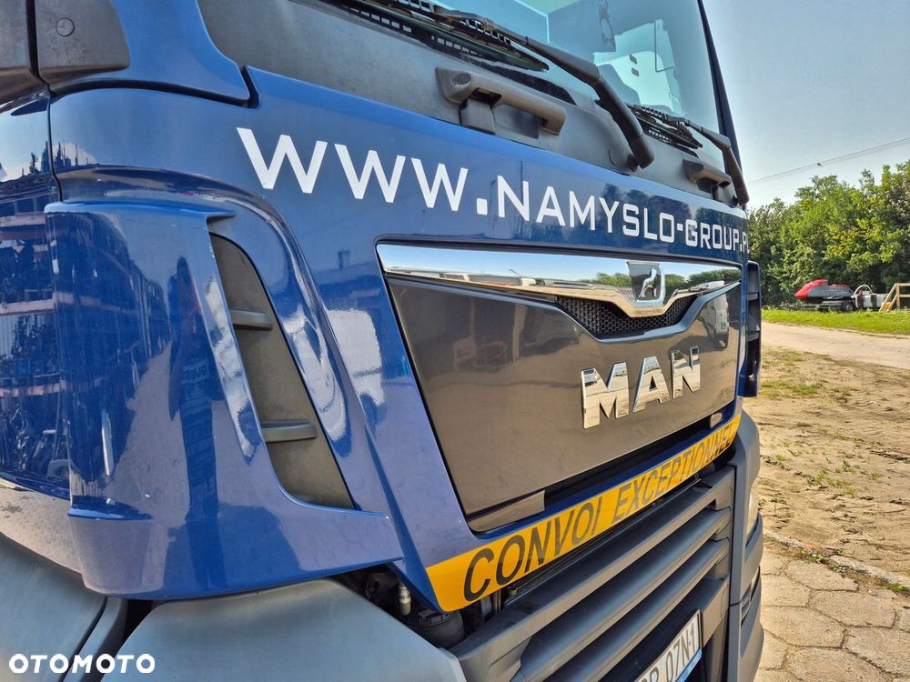 MASKA ATRAPA GRILL KOMPLETNA NIEBIESKA MAN TGX EURO 6 LIFT 2018 ROK - 3