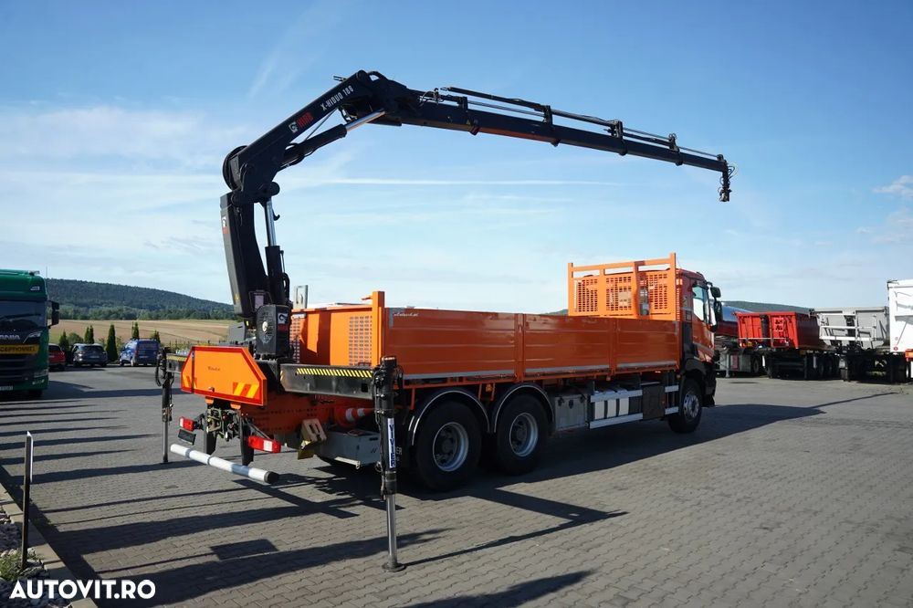 Renault C 430 / 6x4 / LIVRARE 6,8 M + HIAB 188 ES-4 HDS / EXTENSIE 12,5 M / RADIOCOMANDĂ / ROTATOARE - 6