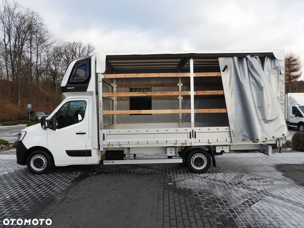 Renault MASTER PLANDEKA 10 PALET WEBASTO TEMPOMAT LEDY PNEUMATYKA KLIMATYZACJA  165KM - 9