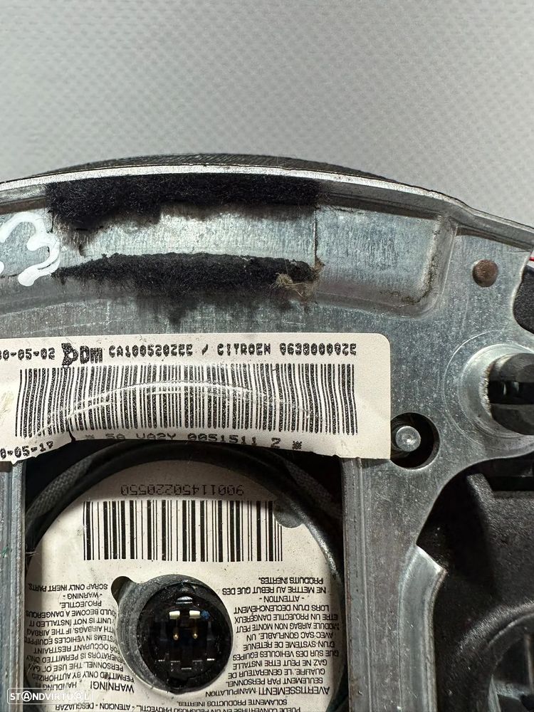 .Airbag Volante Guiador Original Citroen C2 C3 MK1 96380009ZE 2002 - 2010 - 8