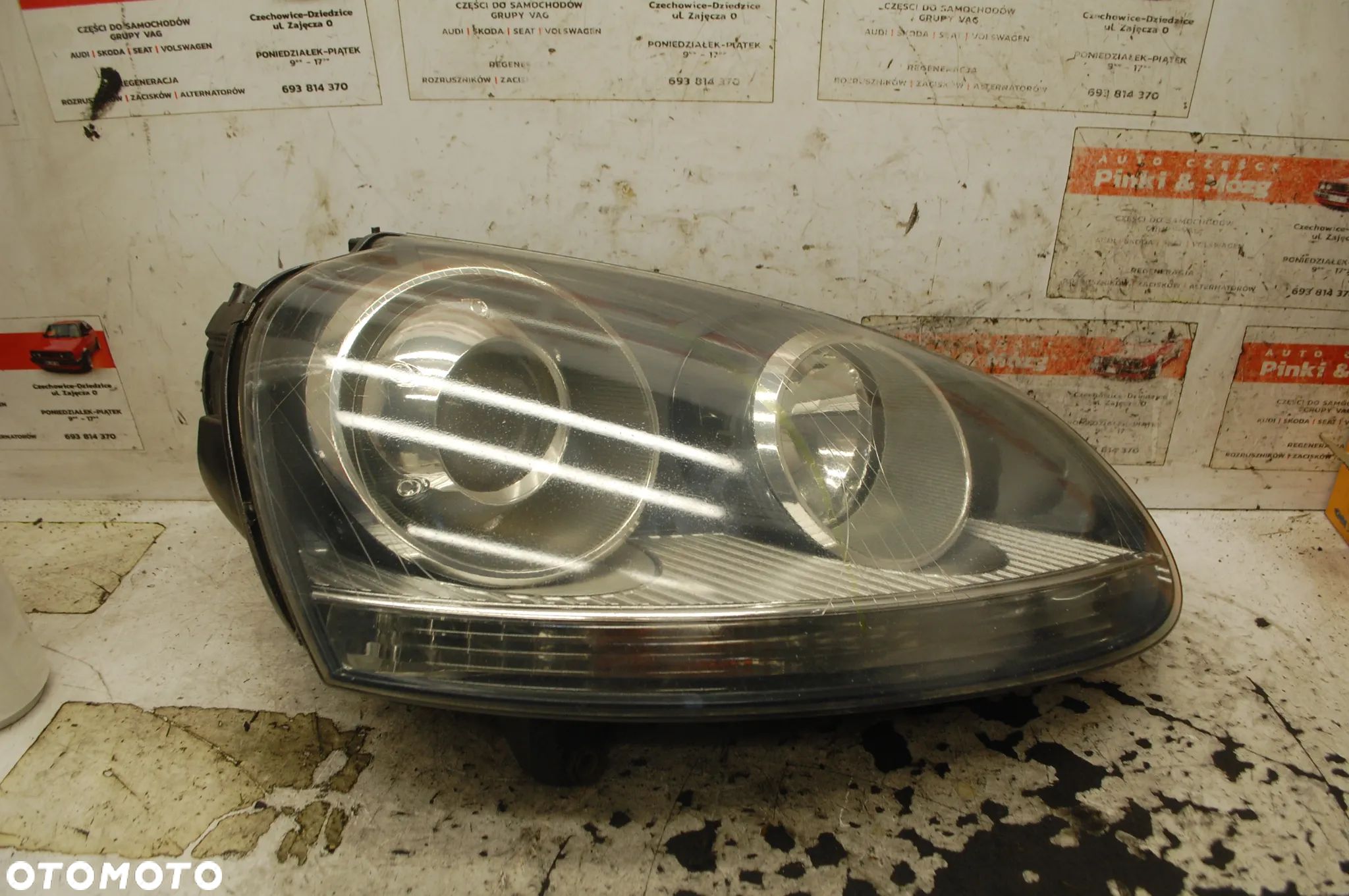 LAMPA PRAWY LEWY PRZÓD PRZEDNIA BI-XENON KOMPLETNA VW GOLF V 1K6941032 1K6941031 - 1