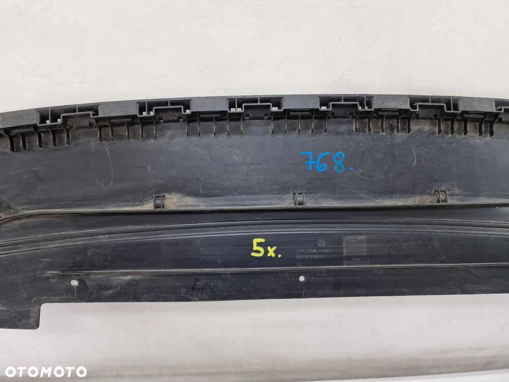 VW GOLF 5G0 7 VII 16- LIFT R-LINE OSŁONA / DOKŁADKA POD ZDERZAK / SPOJLER ZDERZAKA PRZEDNIEGO PRZÓD , NR 5G0805915P , NR AUKCJI OSŁ768 - 4