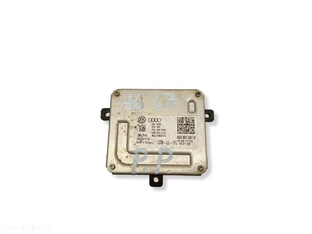 Przetwornica Moduł Reflektora XENON LED Audi A6 S6 C7 4G 4G0907397D - 1