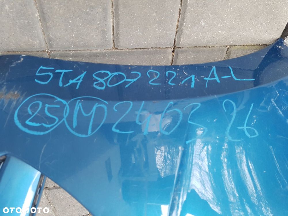 vw touran 15^ zderzak przód pdc spryskiwacze 5ta807221al - 9