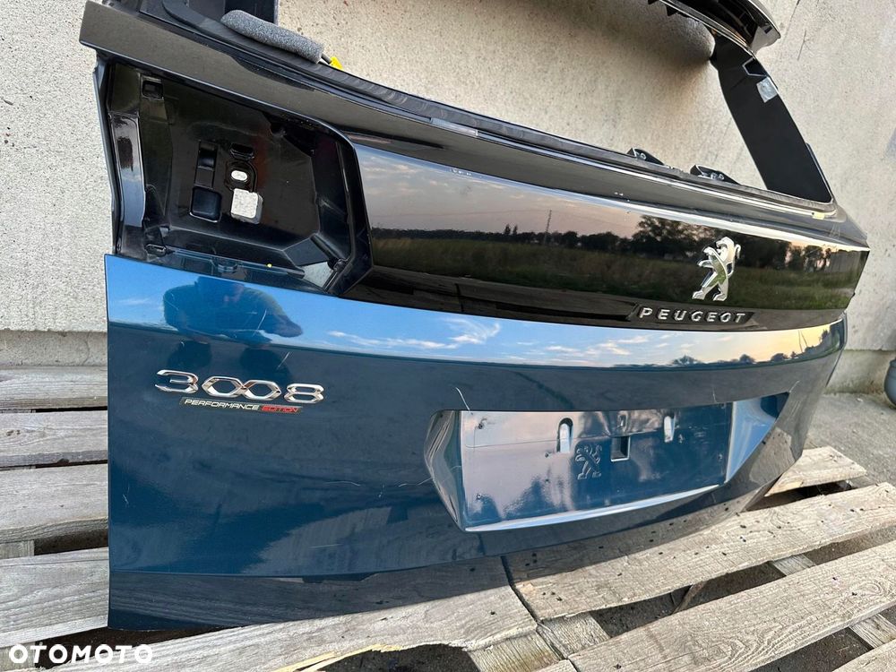 klapa bagaznika tyl tylna peugeot 3008 ii 2 2016- idealna oryginalna - 4