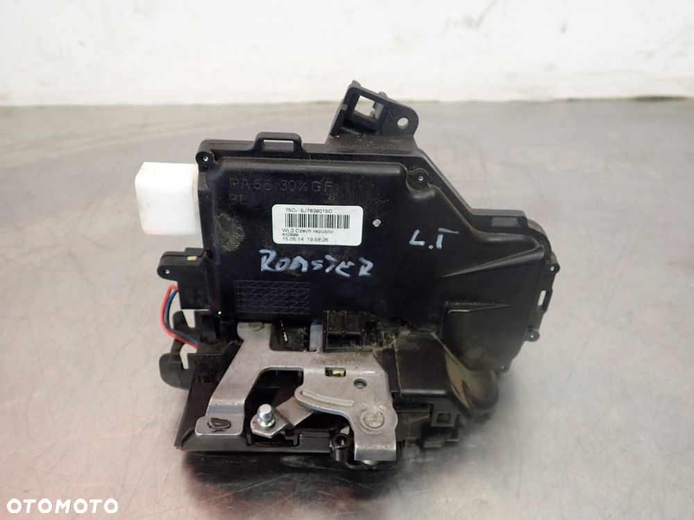 ZAMEK LEWY TYŁ DRZWI SKODA ROOMSTER I LIFT 5J7839015C - 1