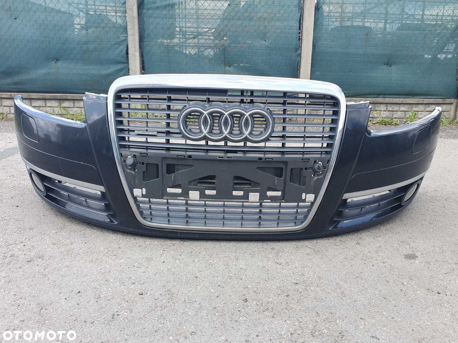 ZDERZAK PRZÓD AUDI A6 C6 SPRYSKI PDC KOD LZ9Y - 1