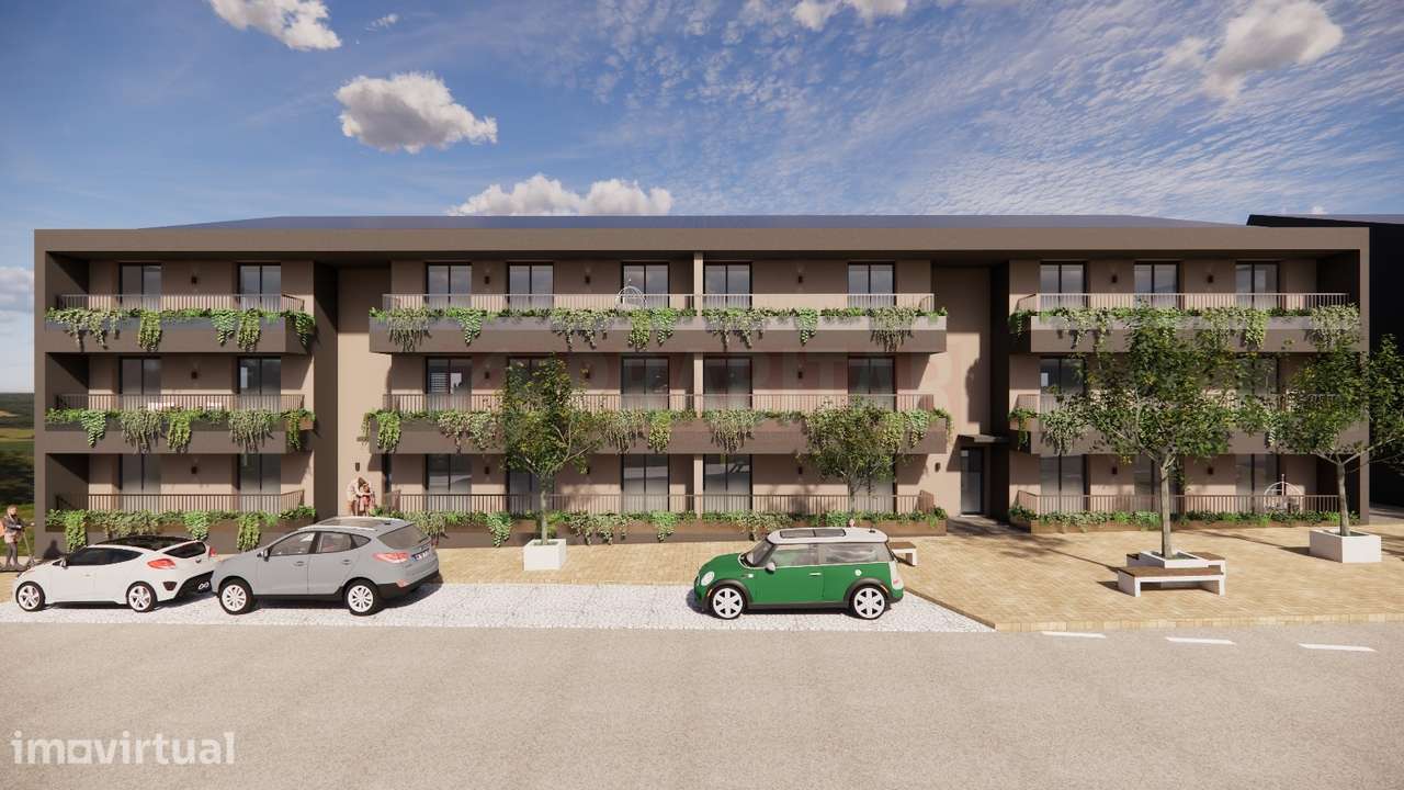 Apartamento T2 novo em Condomínio Fechado com Piscina e Vista Rio – Sa - Grande imagem: 5/15