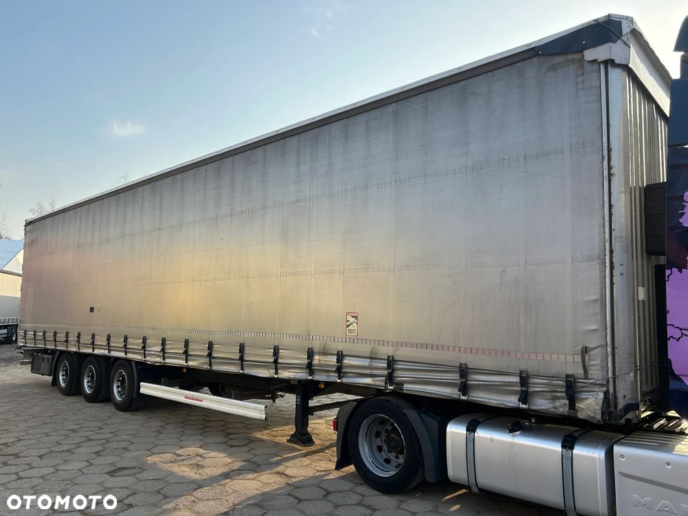 Schmitz Cargobull KASSBOHRER MEGA / FIRANKA / OSIE SAF R 19.5 / BARDZO ŁADNE OPONY / DWA KOŁA ZAPASOWE / REGULOWANY PODNOSZONY DACH / 3 SZTUKI / 2016 ROK PRODUKCJI !! - 6