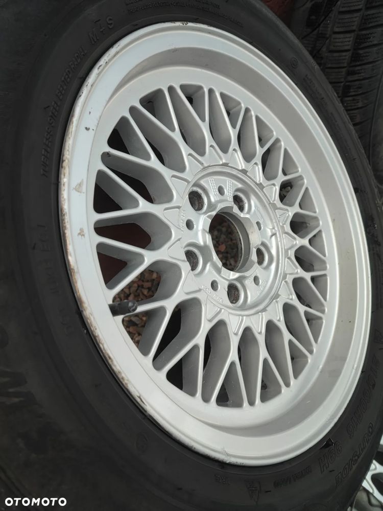 BMW  E39 / E46 / E38 / E36 / E34 / E32 / E60 / ITP. ORYGINALNY KOMPLET FELG STYLING 5 ( 4 SZTUKI + 1 ZAPASÓWKA ) + DEKIELKI W ROZMIARZE 16 CALI 7J ET20 O NR. 36 11 1 092 336 OEM W DOBRYM STANIE + OPONY GRATIS POD PROJEKT / M5 / RARYTAS - 28