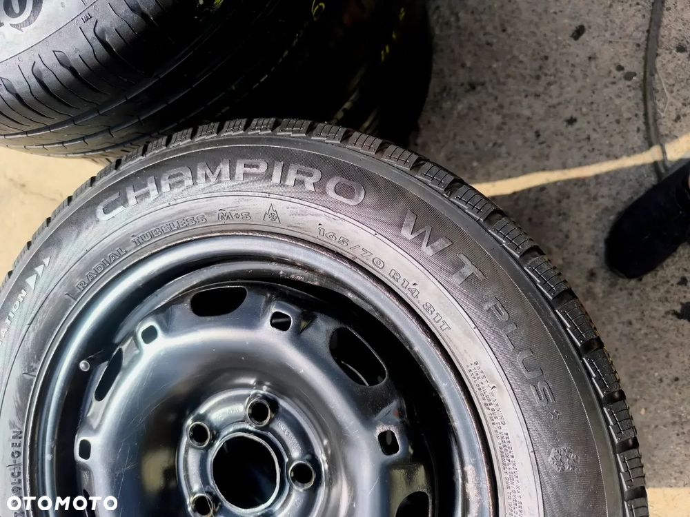 5x100 Felgi Stalowe Stal 14 Koła Zimowe Zima SKODA FABIA PRAKTIK ROOMSTER RAPID SEAT IBIZA CORDOBA TOLEDO IV 4 VW FOX POLO Legnica ALU-RAD 165/70 5mm - 5