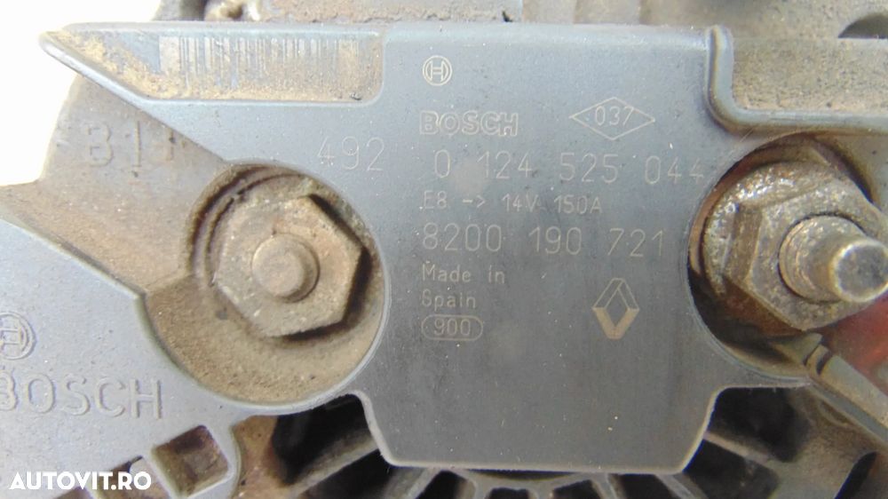 Alternator Opel Movano,Renault Master 2.5 DCI an 1998-2004 cod 0124525044 - 3