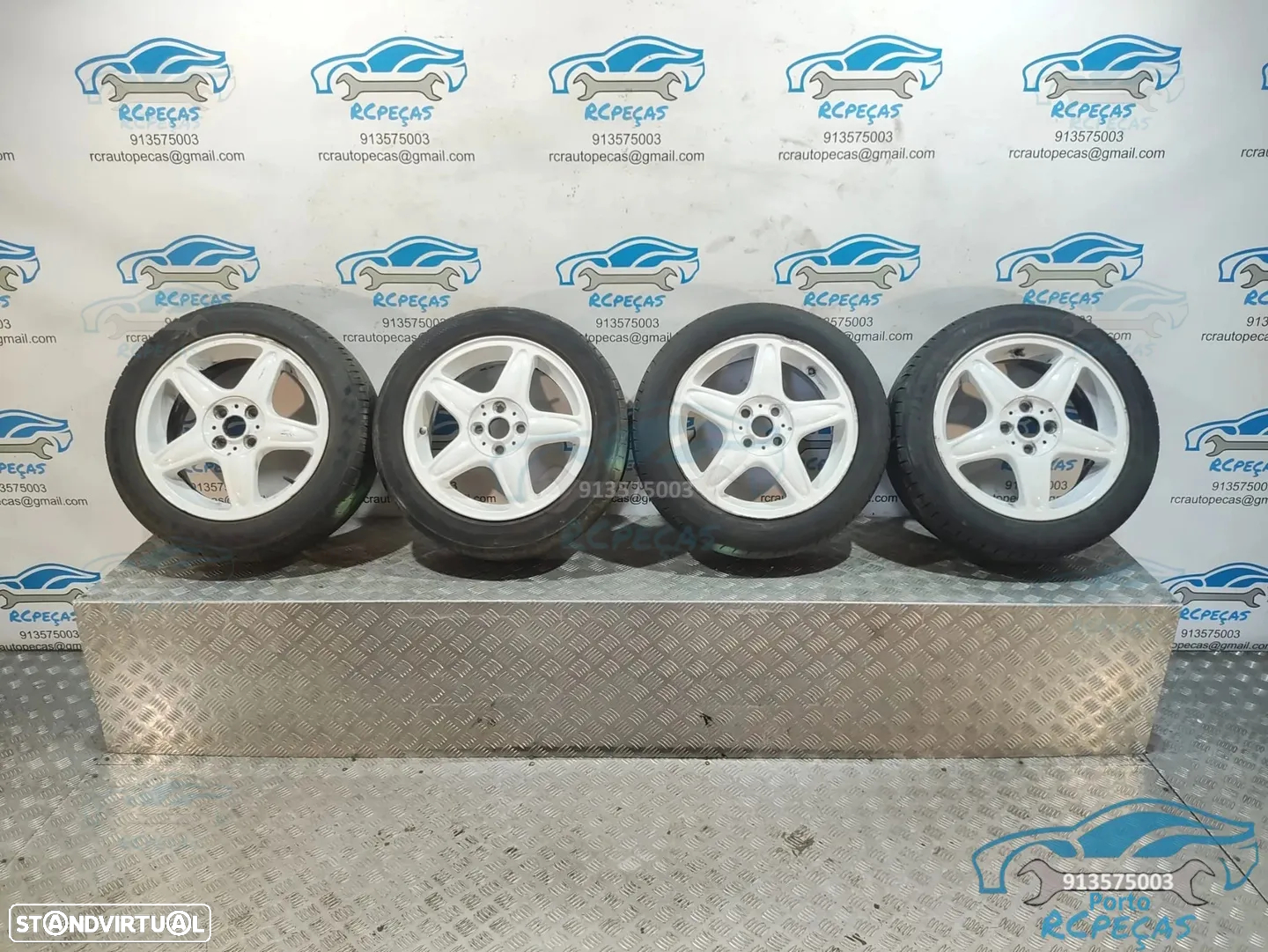 Conjunto Jantes 16" Mini - 6.5J | ET48 | 4x100 - Originais | Jante | 6769410 | 6769409 | 195 55 16 | 4 x 100 | 16 Polegadas | Original | R53 | R55 | R50 | R56 | R57 | R58 | R59 | R60 | Clubman | Cabrio | Roadster | Coupe - 10