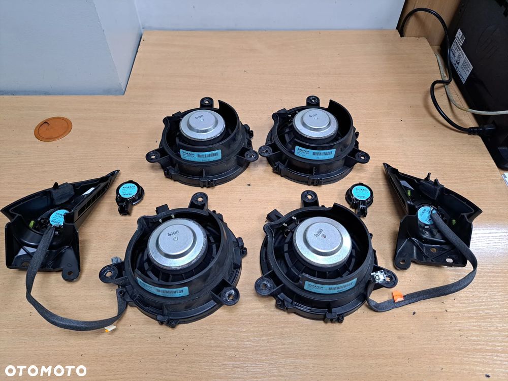 GŁOŚNIKI VOLVO V50 S40 HIGH PERFORMANCE SOUND NIEBIESKA NAKLEJKA KOMPLET 04-12R - 4