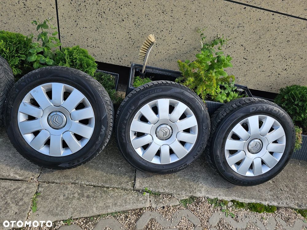 Koła alufelgi  15' 4x108 KOMPLET c3 c2 207 308 zima - 1