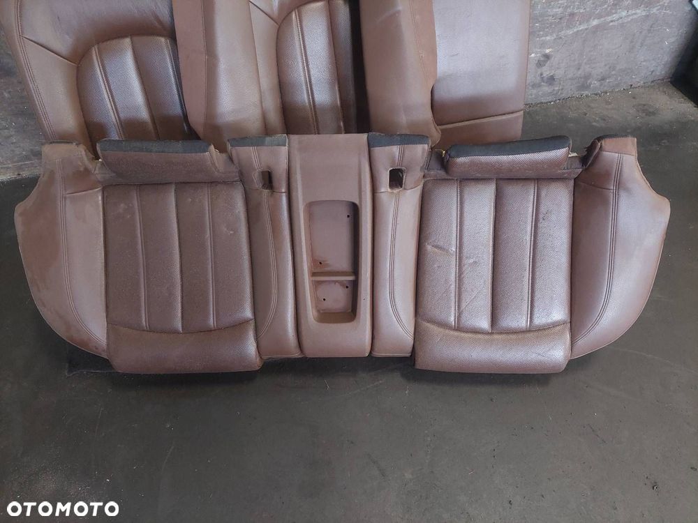 FOTEL FOTELE KOMPLET BOCZKI DEKORY SKÓRA BRĄZ PAMIĘĆ AUDI A7 4G - 7