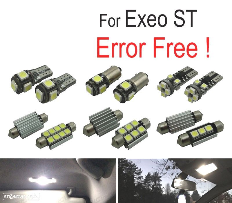 KIT COMPLETO 17 LAMPADAS LED INTERIOR SEAT EXEO ST 09-13 - 1