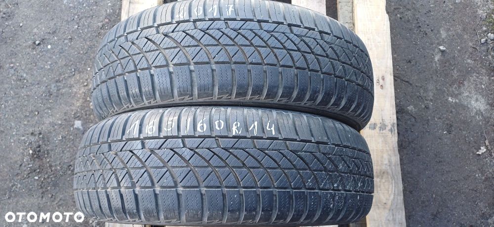 165/60R14 HANKOOK , dwie opony wielosezonowe. - 1