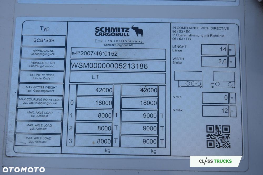 Schmitz Cargobull SKO Double Deck FP 60 ThermoKing SLXi 300 Lifting Axle - 15