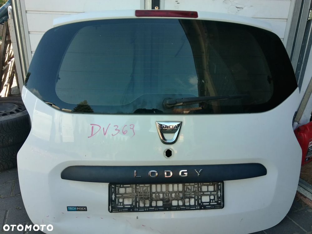 DACIA LODGY KLAPA BAGAZNIKA BIALA DV369 ROWNIEZ INNE CZESCI - 1