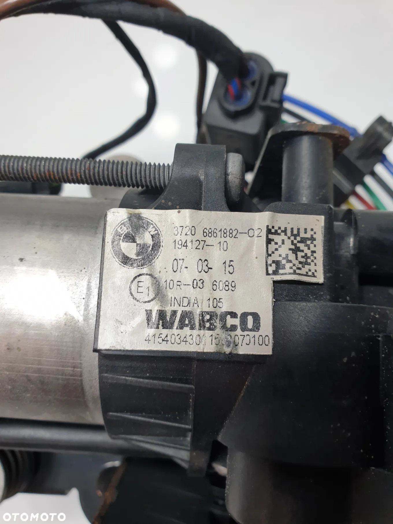 BMW G11 G12 POMPA NIWO KOMPRESOR ZAWIESZENIA WABCO  6861882  POTESTOWA MINIMALNY PRZEBIEG - 2