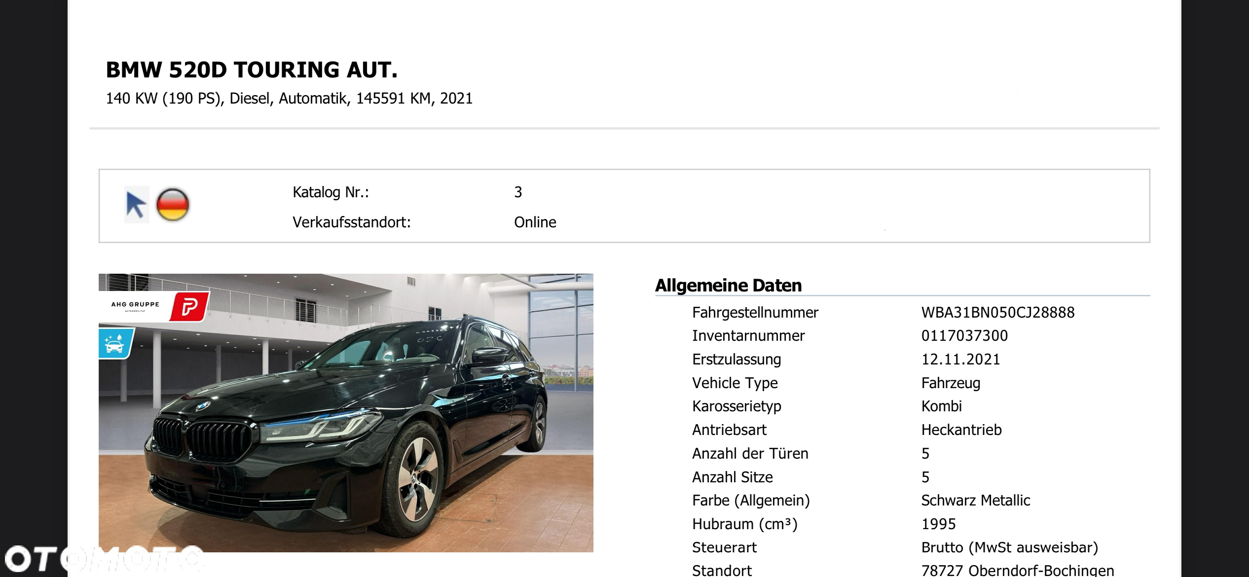 BMW Seria 5 520d Touring Luxury Line - 31