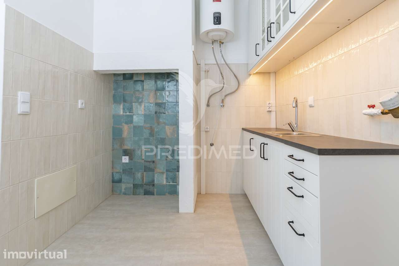 Apartamento T1+1 com Vista Rio junto Museu da Arte Antiga - Grande imagem: 2/22